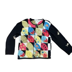 Susan Bristol cardigan sweater large size Medium